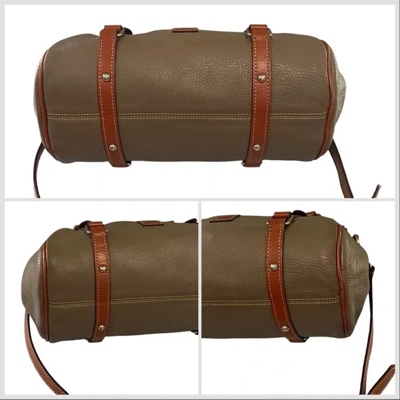 Dooney & Bourke Pebble Grain Satchel in Taupe - Picture 12 of 12